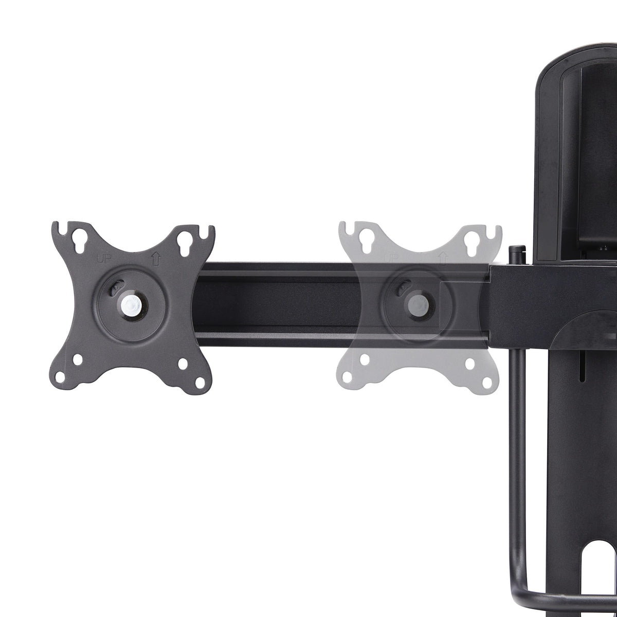StarTech.com Support de Bureau pour Double Écrans 27 pouces, VESA 75x75/100x100, Réglage Hauteur Sans Outil