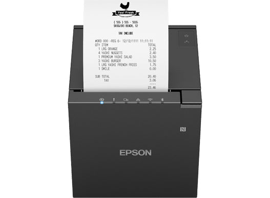 Epson TM-M30III Imprimante Thermique POS 203 x 203 DPI, Filaire et Sans Fil, Noir