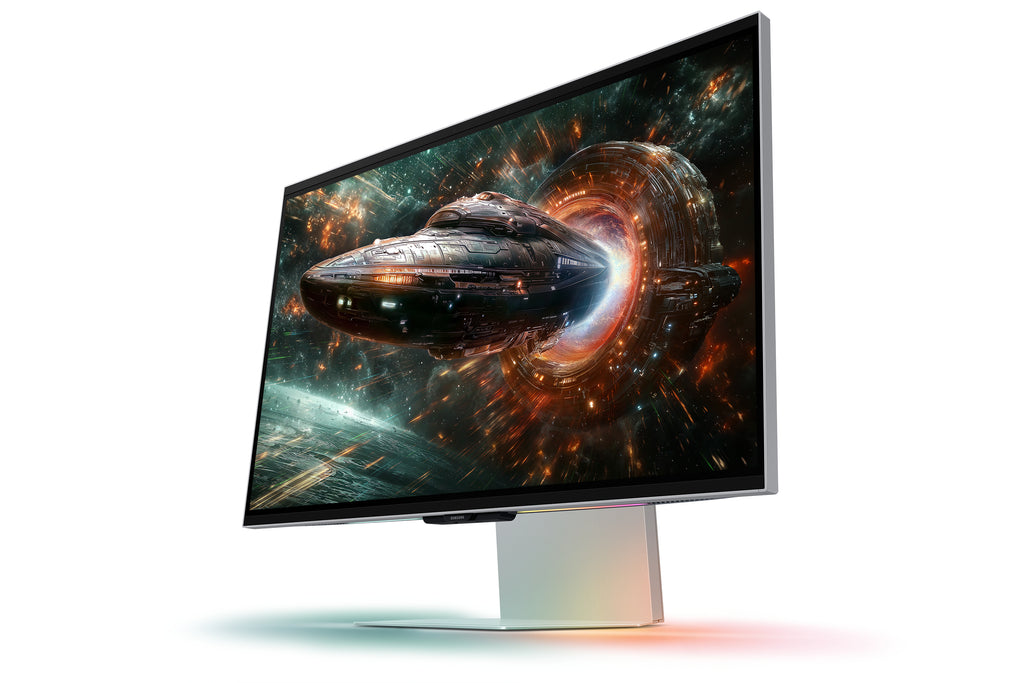 Samsung Samsung G90XF écran plat de PC 68,6 cm (27") 3840 x 2160 pixels 4K Ultra HD LCD Argent