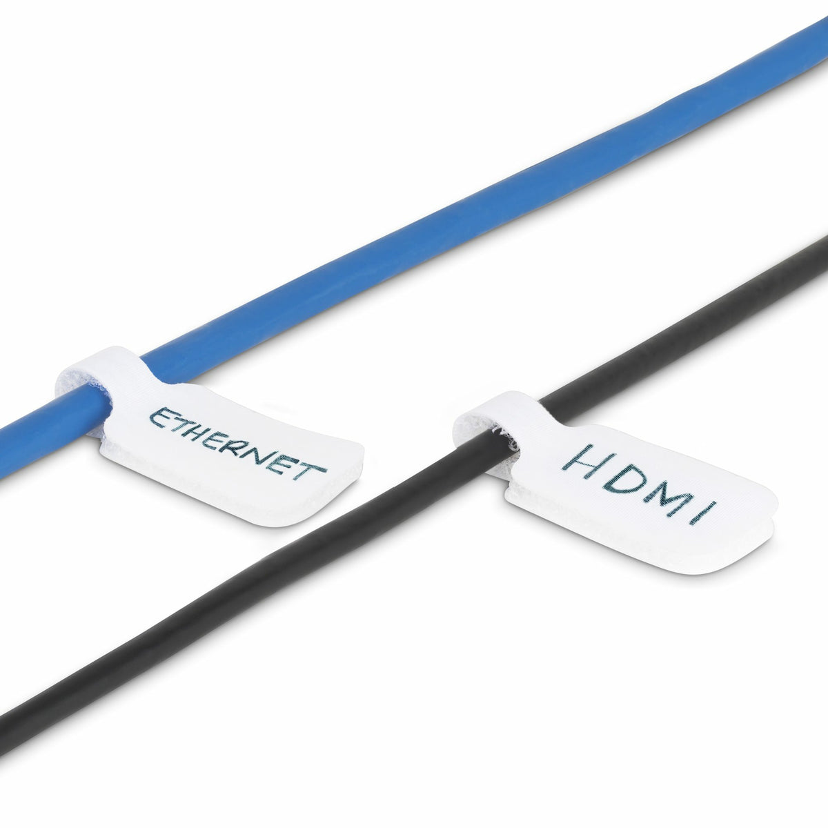 StarTech.com Étiquettes pour Câbles 9 cm, Lot de 100, Blanches