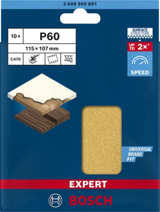 Bosch Bosch 2 608 900 891 fourniture de ponçage et de meulage rotatif Bois pâte sablée