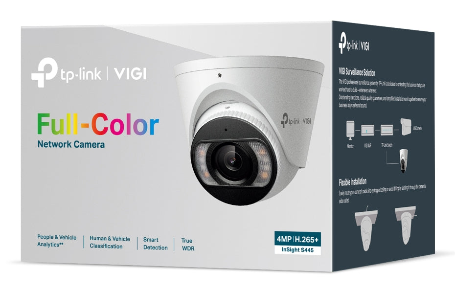 TP-Link INSIGHT S445 Tourelle Caméra de sécurité IP Extérieure 2688 x 1520 pixels Plafond