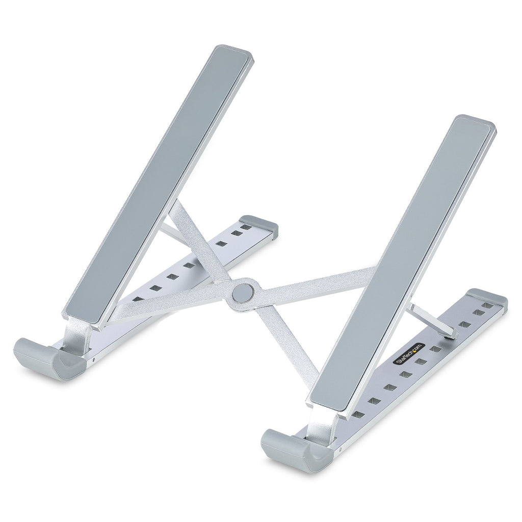 StarTech.com Support Pliable pour Ordinateur Portable, Aluminium, Réglable en Hauteur et Inclinable, Supporte jusqu'à 10