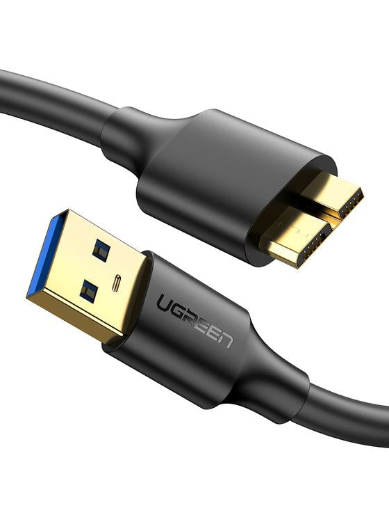 Ugreen 10841 câble USB USB 3.2 Gen 1 (3.1 Gen 1) 1 m USB A Micro-USB B Noir