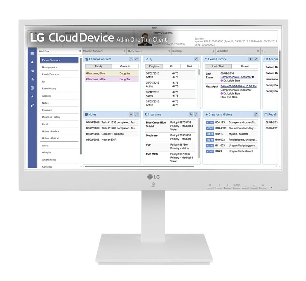 LG 24CR671N-2P All-in-One Pentium Silver N6005, 8GB RAM, 256GB SSD, Intel UHD Graphics, Sans OS - vue 2