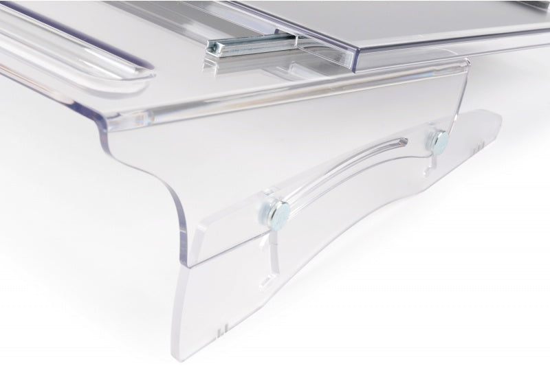 Porte-Documents et Pupitre d'Écriture FlexDesk 640, Gris Transparent