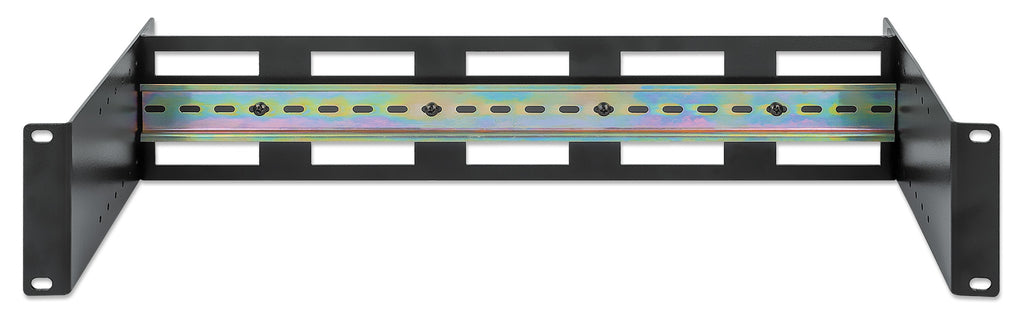 Intellinet Kit rail DIN réglable 19", 2U, pour équipements sur rail DIN chapeau, profondeur réglable 48–174 mm, aluminiu