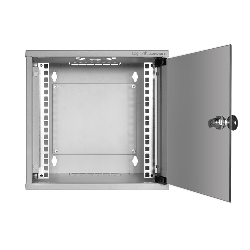 LogiLink W66Z30G étagère 6U Rack monté sur le mur Gris