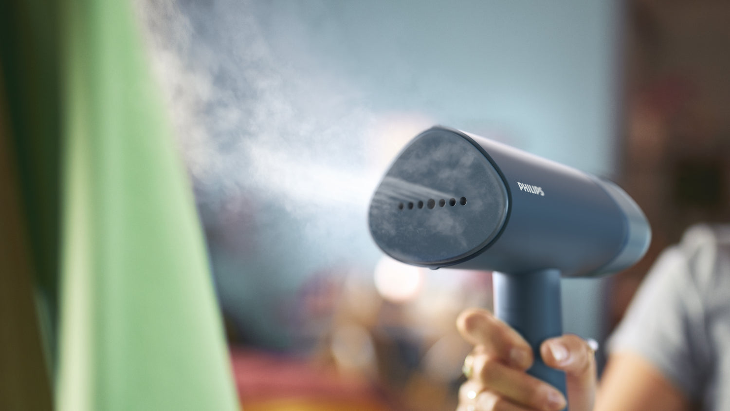 Philips 3000 series Séries 3000 défroisseur main STH3000/20 Défroisseur vapeur pliable 1000W 20g/min bleu
