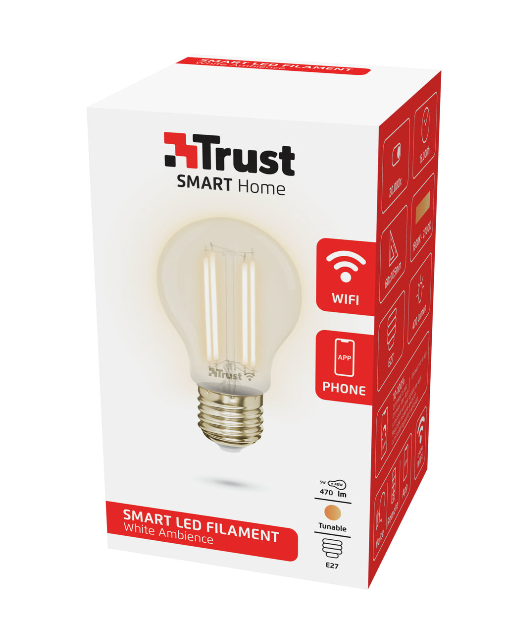 Trust 71287 Ampoule Intelligente Wi-Fi