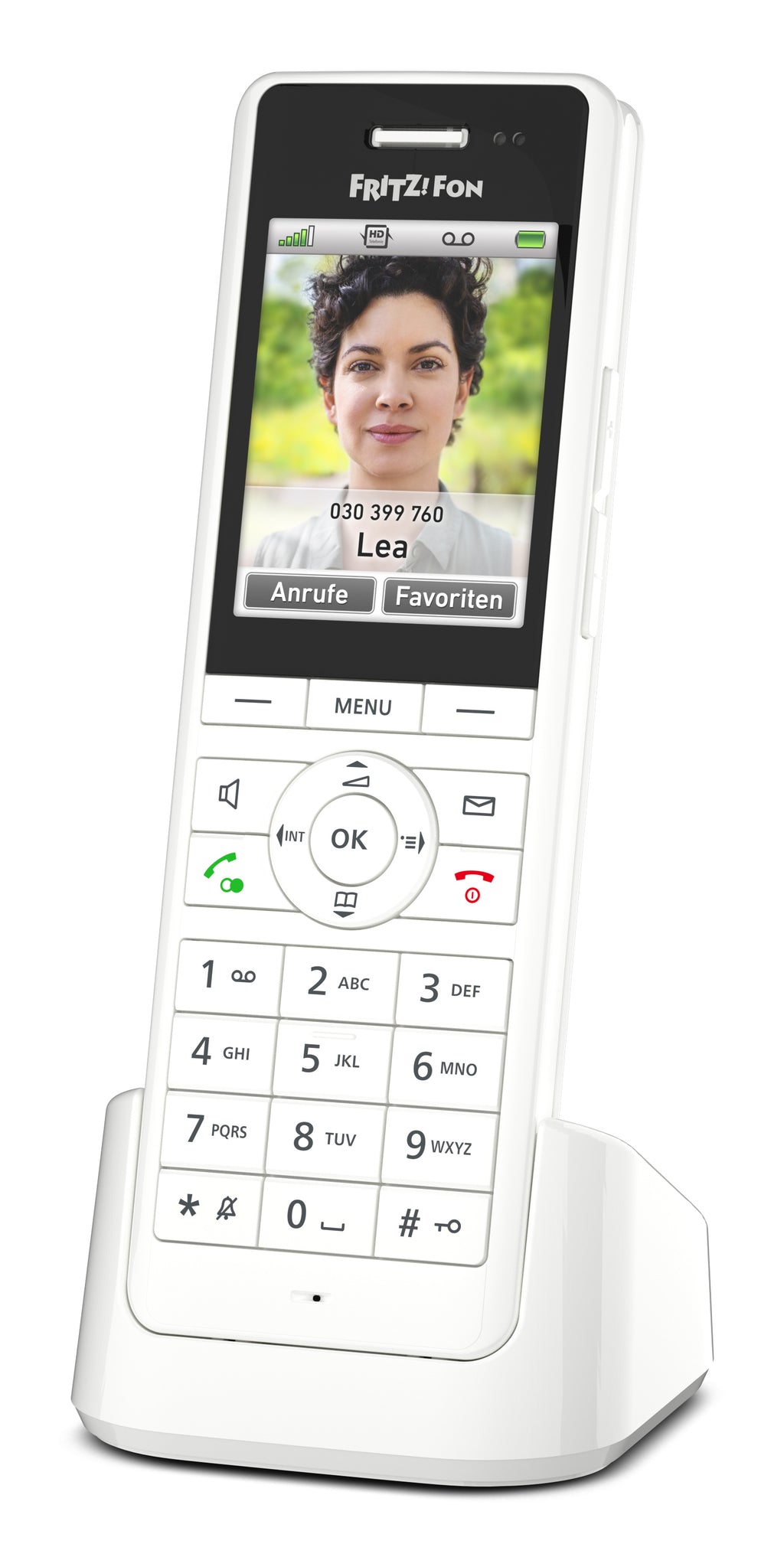 Fon FRITZ! X6 Téléphone DECT Identification de l'appelant Blanc
