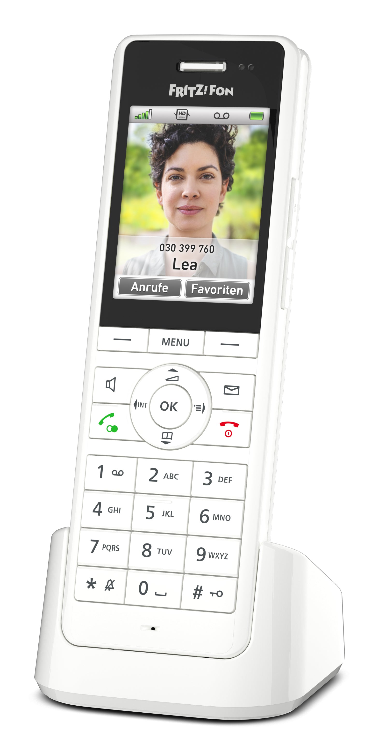 Fon FRITZ! X6 Téléphone DECT Identification de l'appelant Blanc