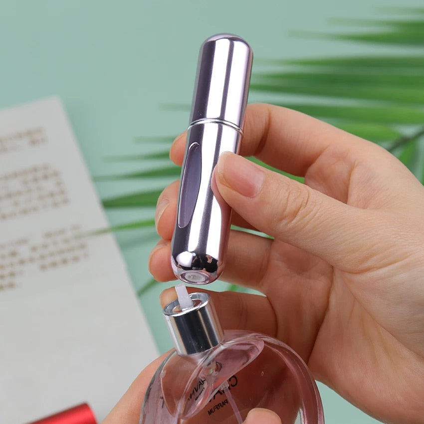 6SZT PODRÓŻNE BUTELKI Z ROZPYLACZEM DO PERFUM 5 M