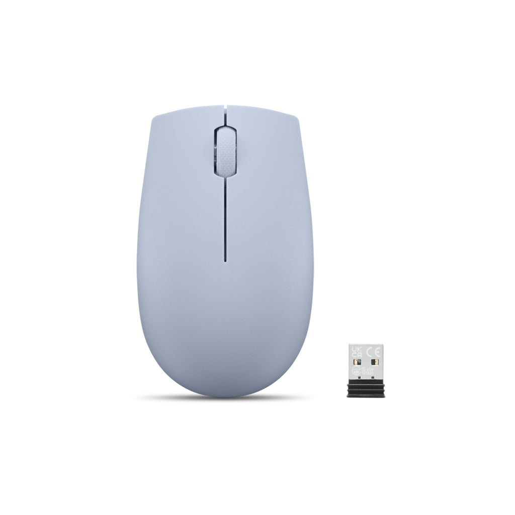 Lenovo 300 Souris Bureau Ambidextre Sans Fil RF Optique 1000 DPI, Bleue