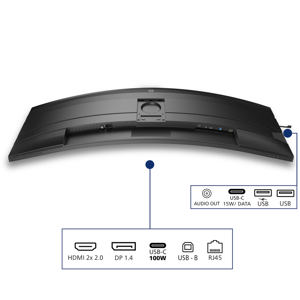 Philips 5000 series 49B2U5900C/00 Moniteur PC 124 cm (48.8") Dual QHD 5120 x 1440 LCD Noir