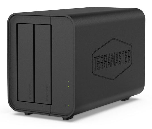 TerraMaster D5 HYBRID boîtier de disques Bureau Noir - vue 4