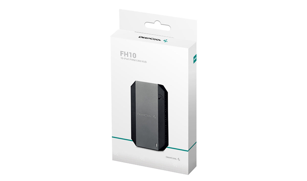 Deepcool Industries Deepcool FH-10 Systemblæserhastighed-controllerpanel 1-pack Sort