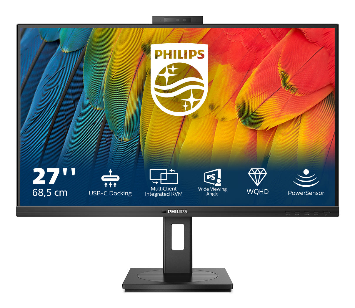 Philips 5000 series 27B1U5601H/00 écran plat de PC 68,6 cm (27") 2560 x 1440 pixels Quad HD LCD Noir