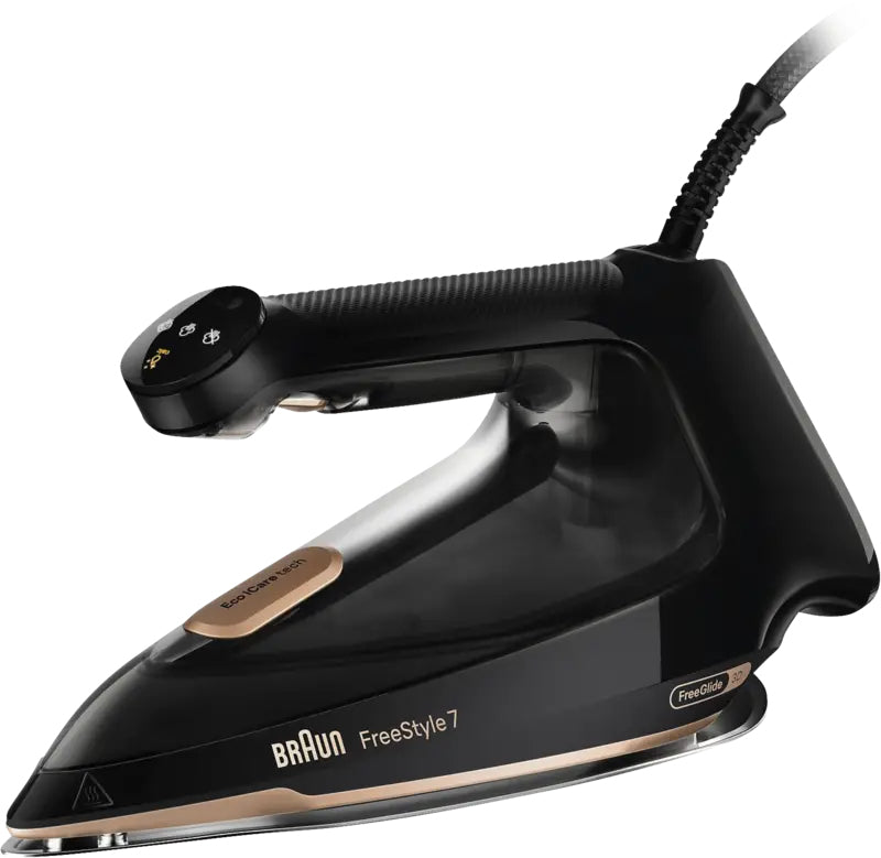 Braun FI 7276 BK FreeStyle 7 Fer à vapeur Noir, Or