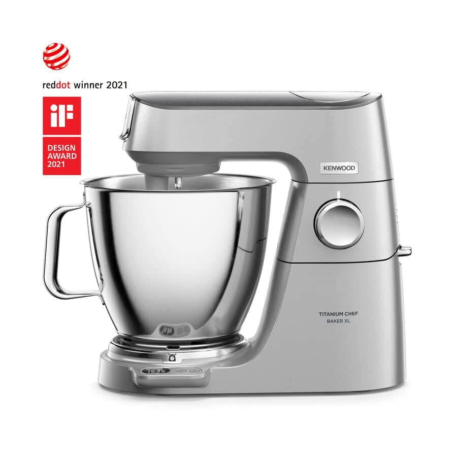 Kenwood Titanium Chef Baker XL Silver KVL85.704SI robot de cuisine 1200 W 7 L Argent Balances intégrées