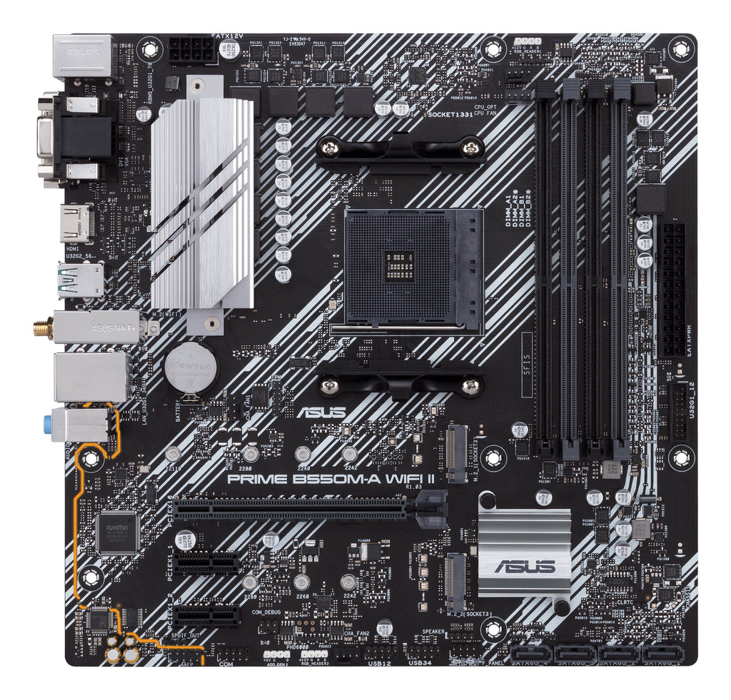 ASUS PRIME B550M-A WIFI II AMD B550 Emplacement AM4 micro ATX