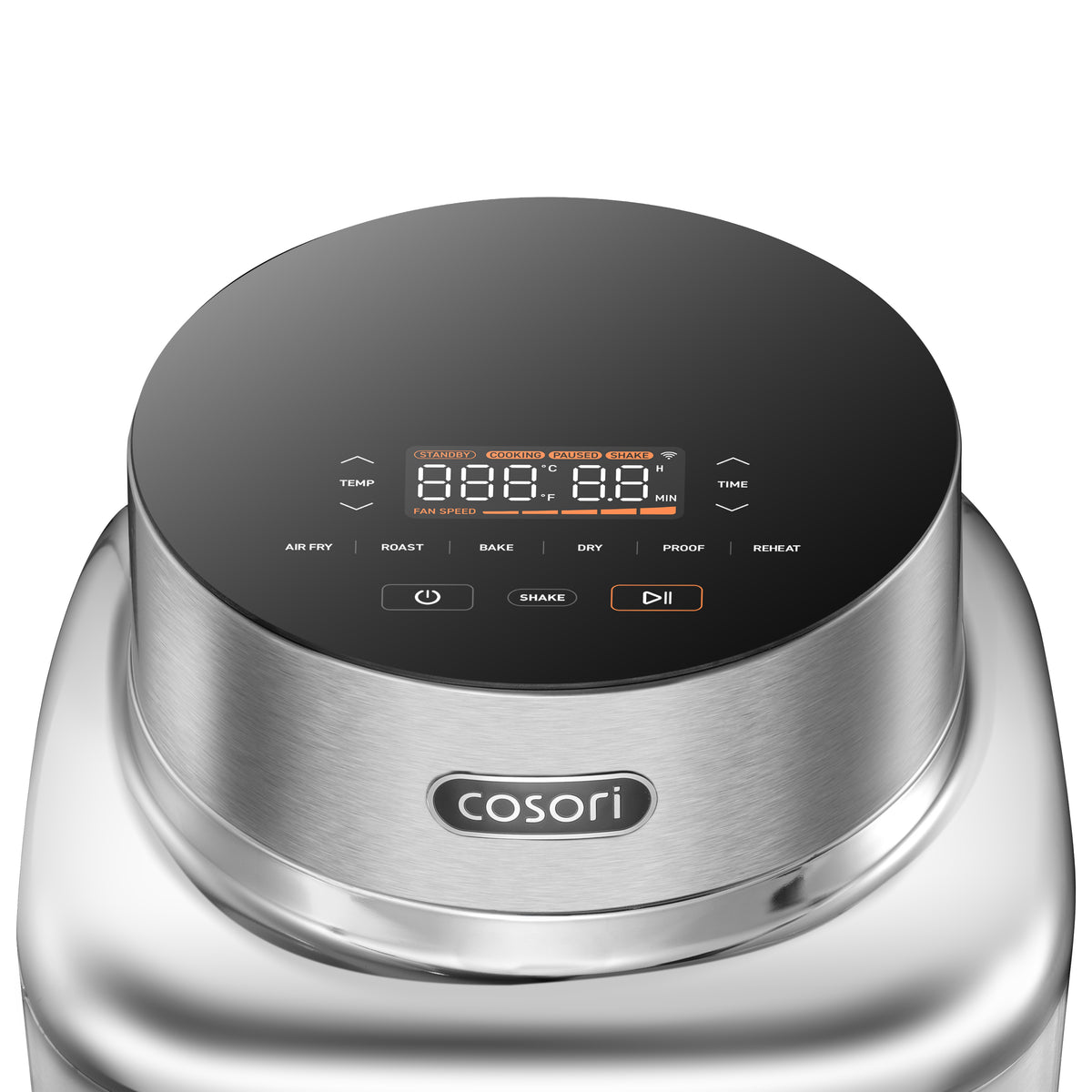 Cosori ICONIC Single Unique 6,2 L Autonome 1725 W Friteuse d’air chaud Acier inoxydable