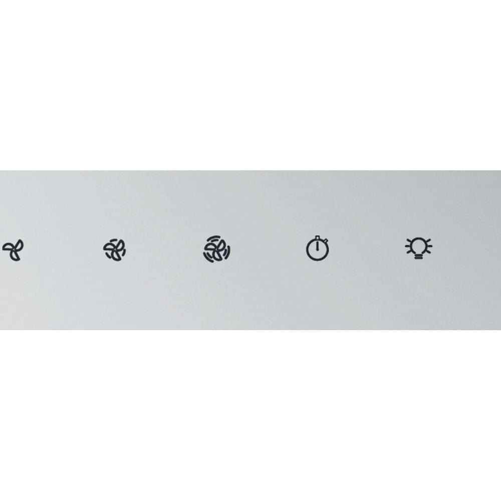 Whirlpool WHVP 62F LT W Montée au mur Blanc 495 m³/h