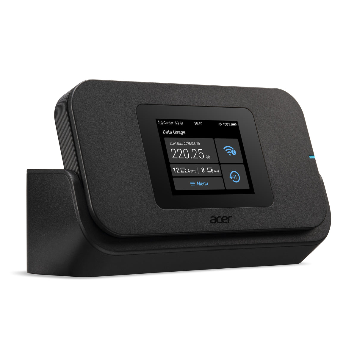 Acer Connect Enduro M4D routeur sans fil Bi-bande (2,4 GHz / 5 GHz) 5G Noir