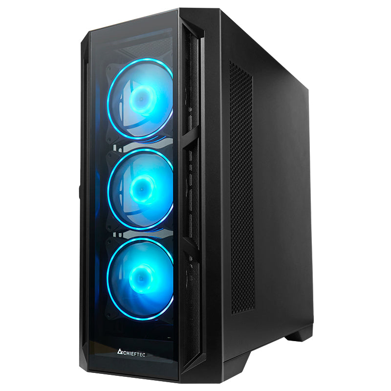 Chieftec APEX GA-01B-TG-OP ATX Midi Tower Noir - vue 2