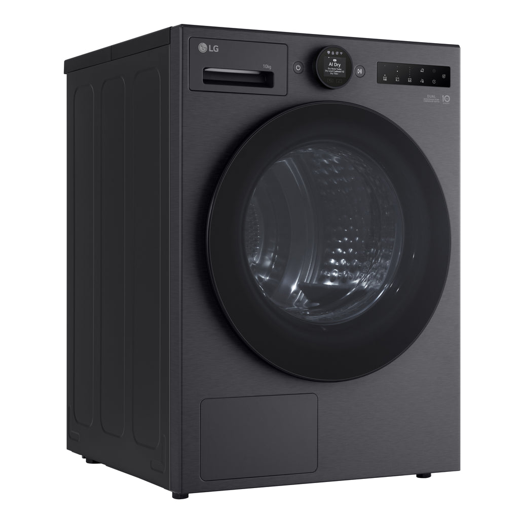LG RHX7010TBB sèche-linge Pose libre Charge avant 10 kg Noir