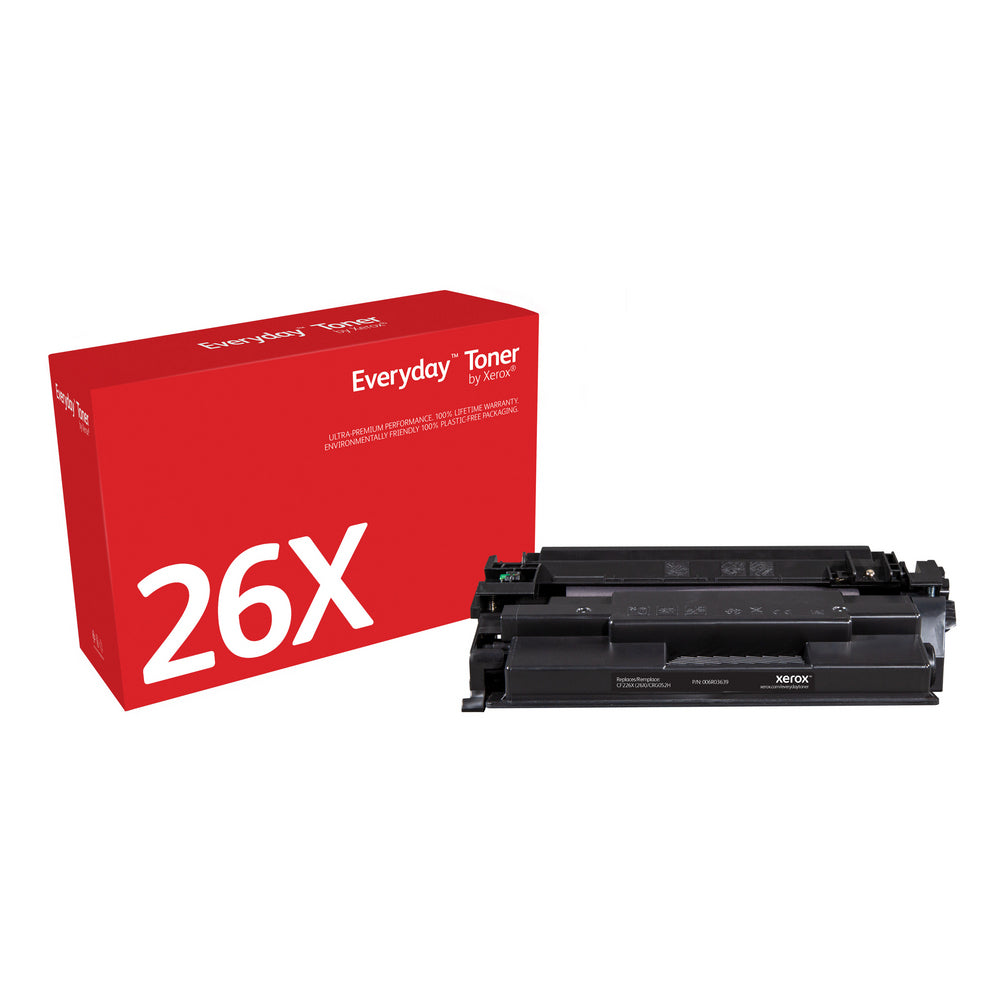 Toner EverydayTM Noir de Xerox compatible avec HP 26A (CF226A), Capacité standard