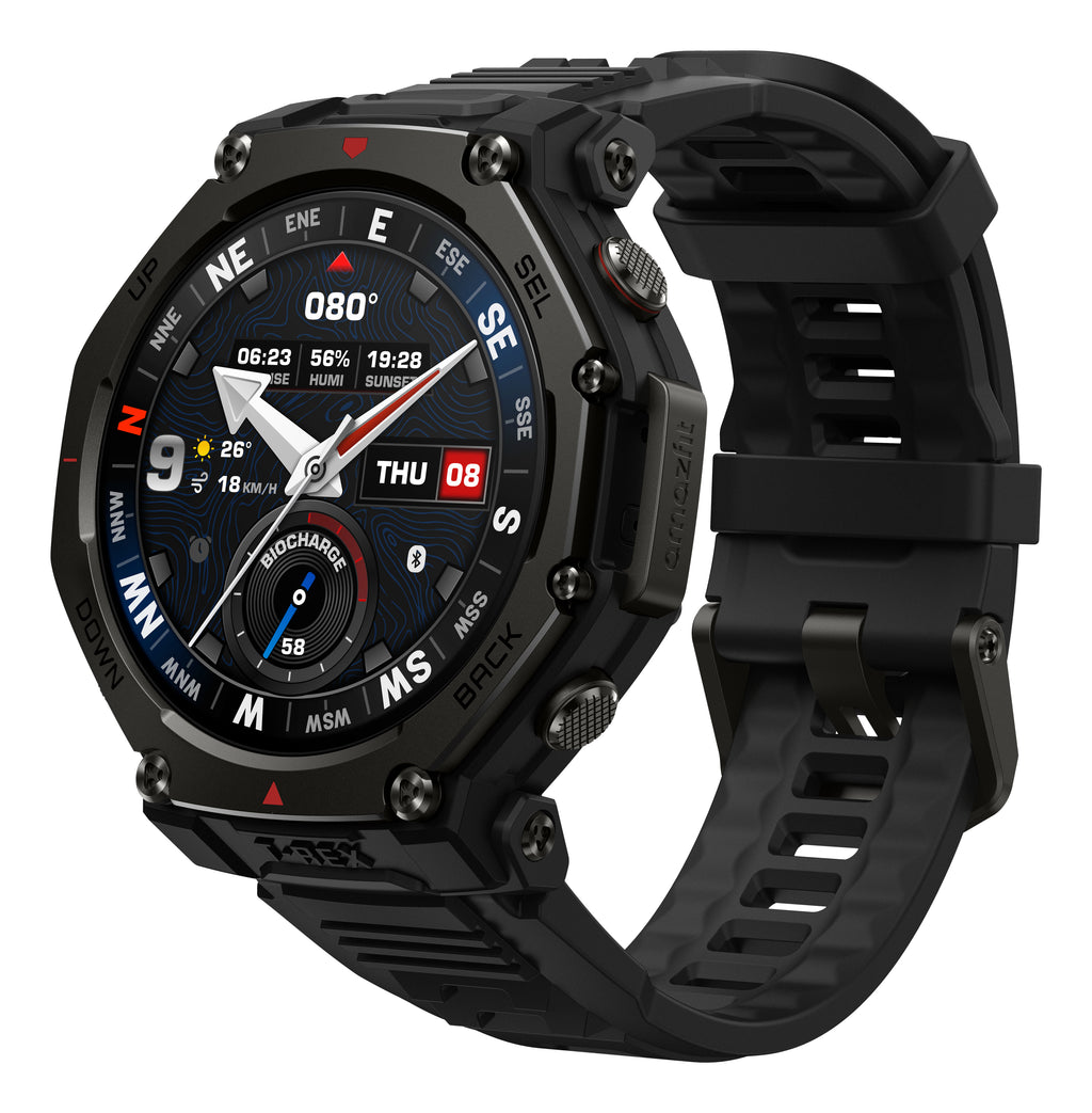 Amazfit T-Rex 3 Pro Montre Connectée AMOLED 1.5" 48mm GPS Wifi Noir
