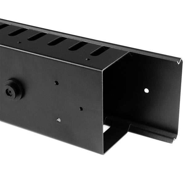 StarTech.com Lot de 2 Organiseurs de Câbles Verticaux 20U, Panneaux de Gestion 91cm pour Rack 40U