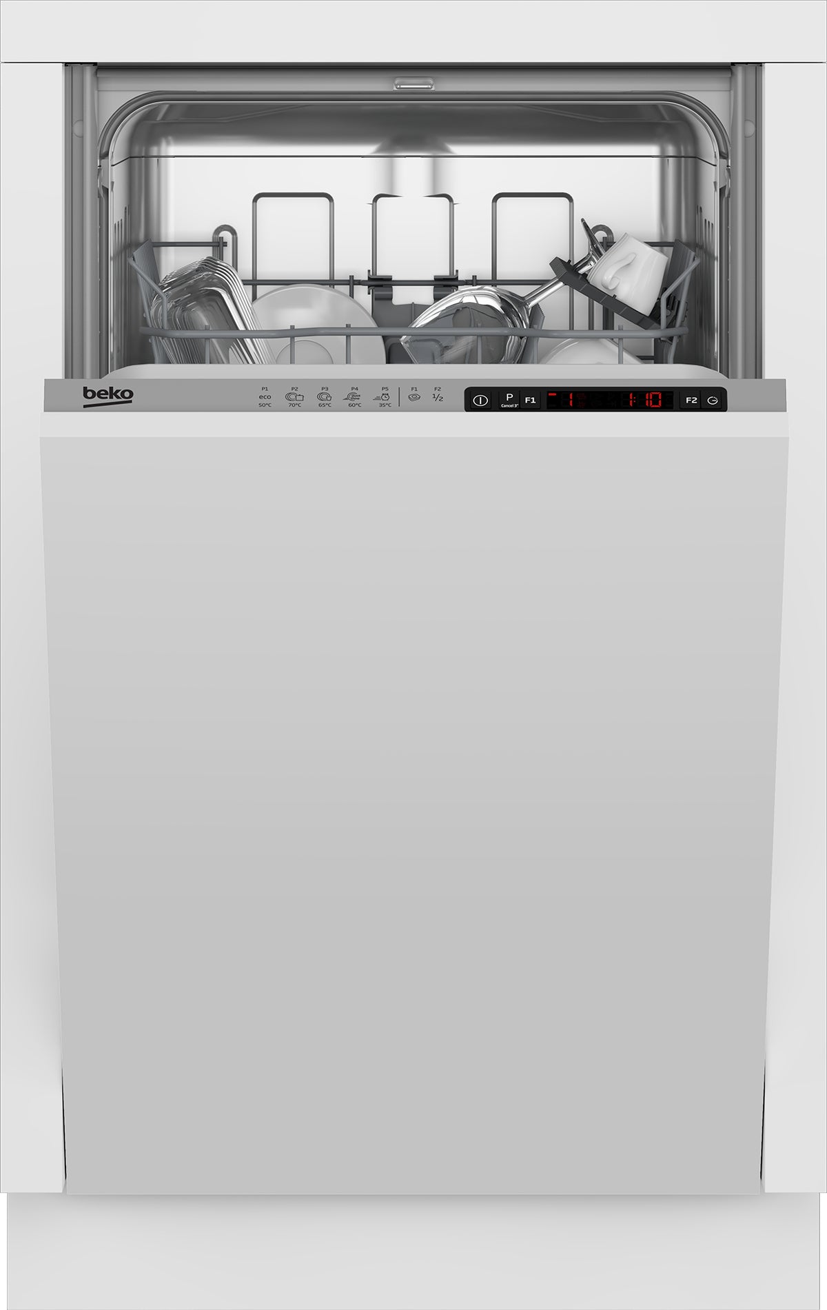 Beko DIS35023E Entièrement intégré 10 couverts