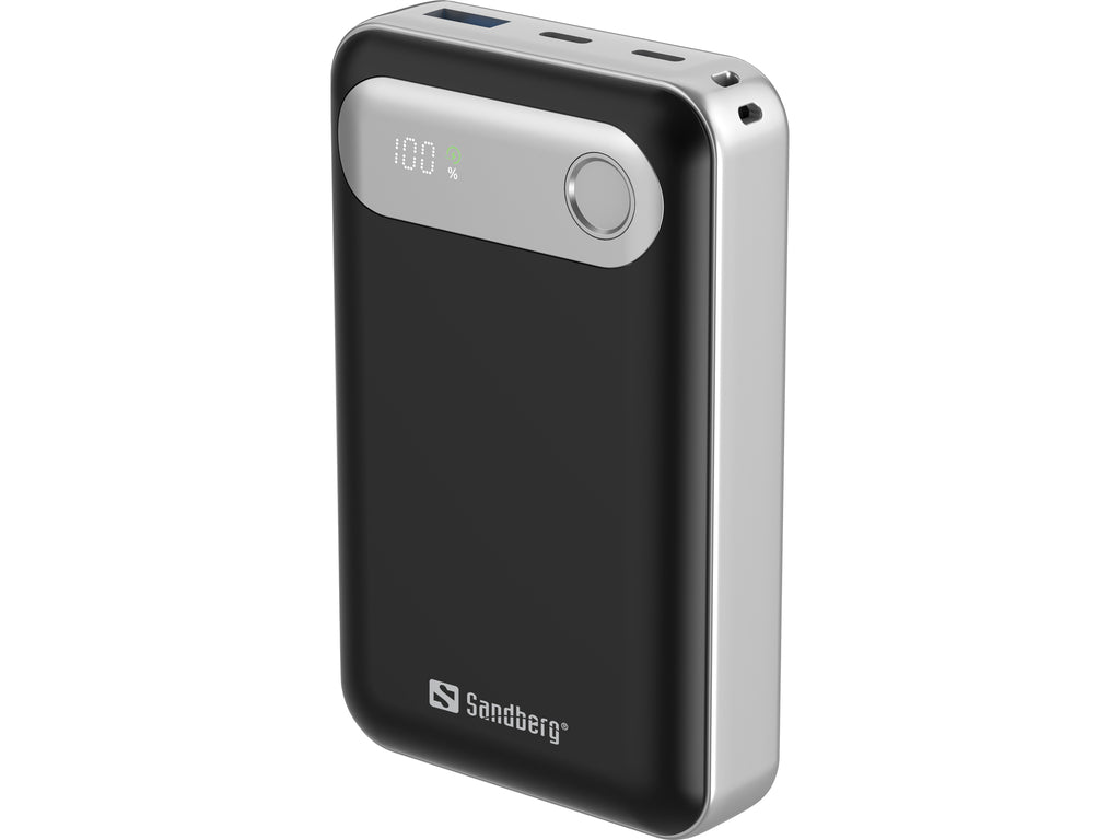 Sandberg 421-41 banque d'alimentation électrique Lithium Polymère (LiPo) 20000 mAh Noir, Argent