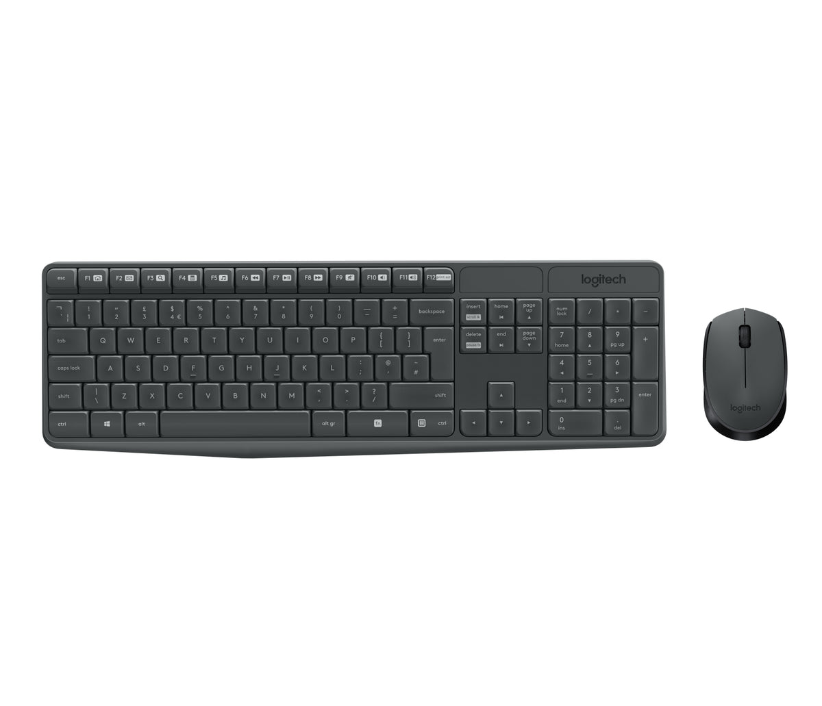 Logitech MK235 Ensemble Clavier et Souris Sans Fil, Disposition Allemande