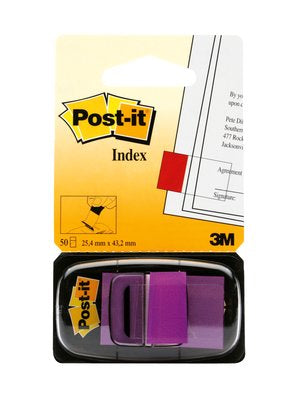 3M 680-8 Drapeaux Auto-adhésifs, Violet, 50,8 x 25,4 mm, 50 pièces