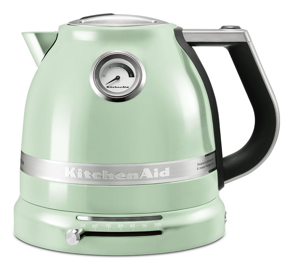 KitchenAid 5KEK1522EPT bouilloire 1,5 L 2400 W Noir, Vert, Acier inoxydable