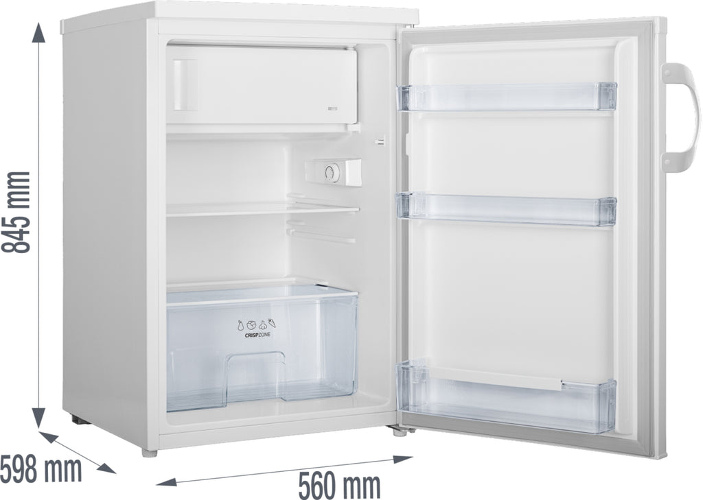 Gorenje RB492PW frigo combine Pose libre 120 L Blanc