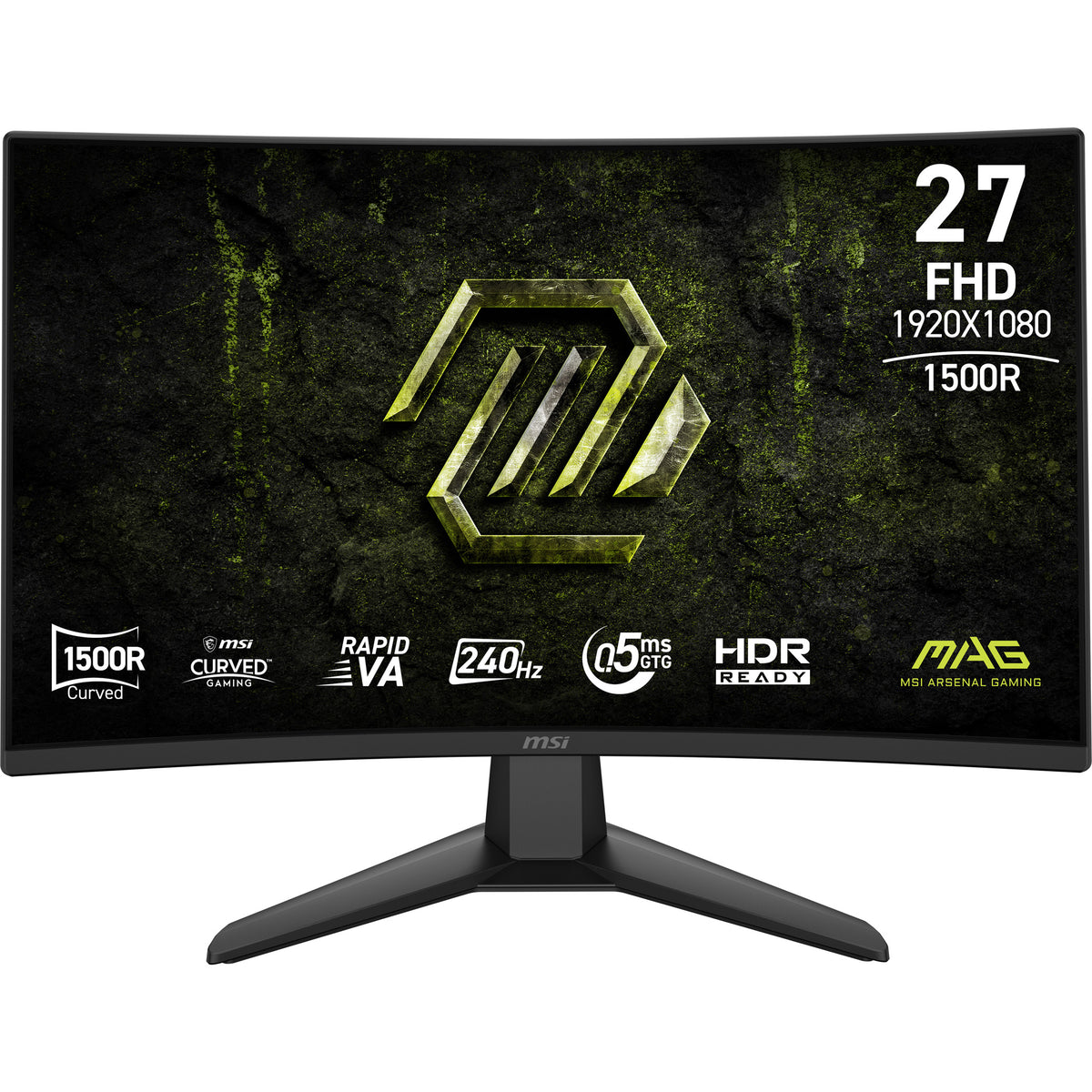 MSI MAG 274CF X24 Écran PC 27" Full HD 1920 x 1080 Noir
