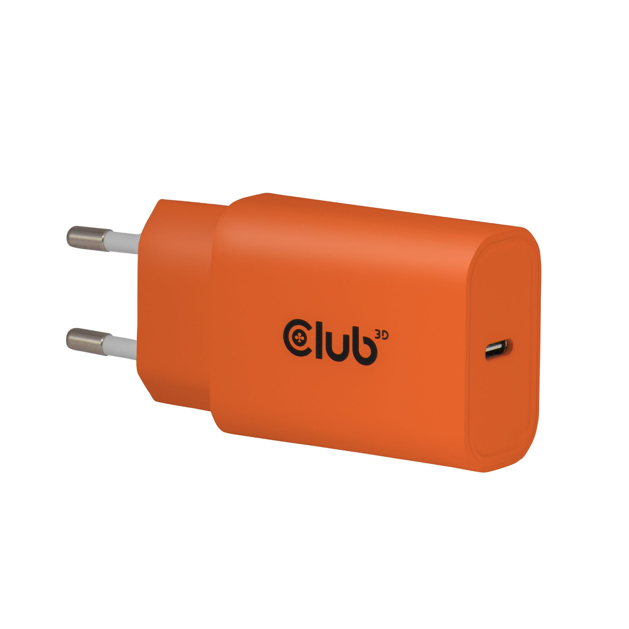 CLUB3D CAC-3023 chargeur d'appareils mobiles Smartphone, Universel Orange Secteur Charge rapide Intérieure