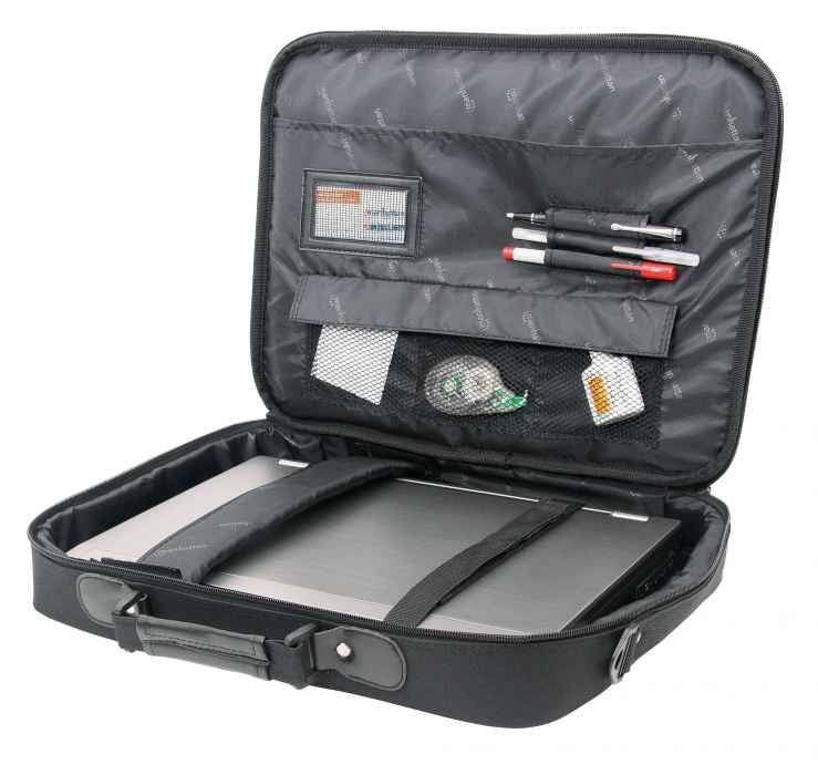 Manhattan 421560 sacoche d'ordinateurs portables 43,2 cm (17") Malette Noir