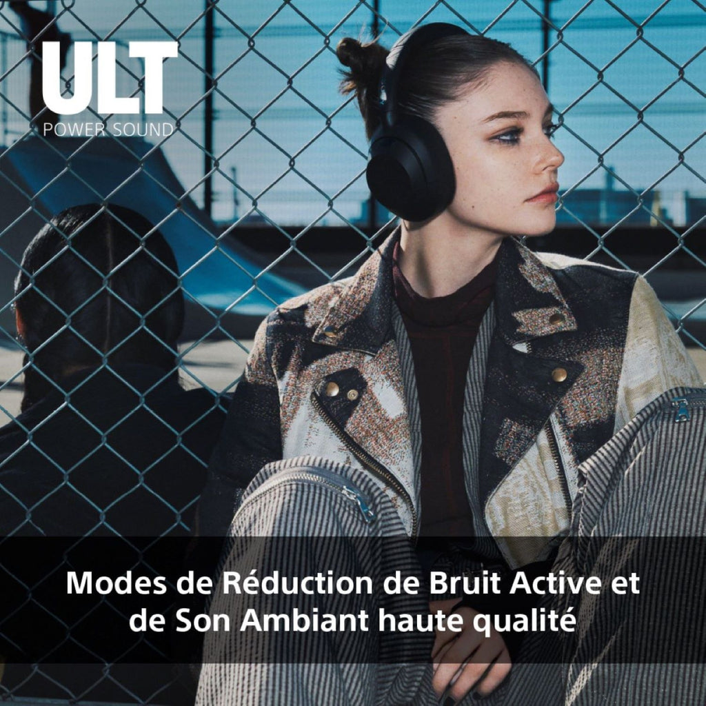 SONY Casque sans fil noir ULT WEAR