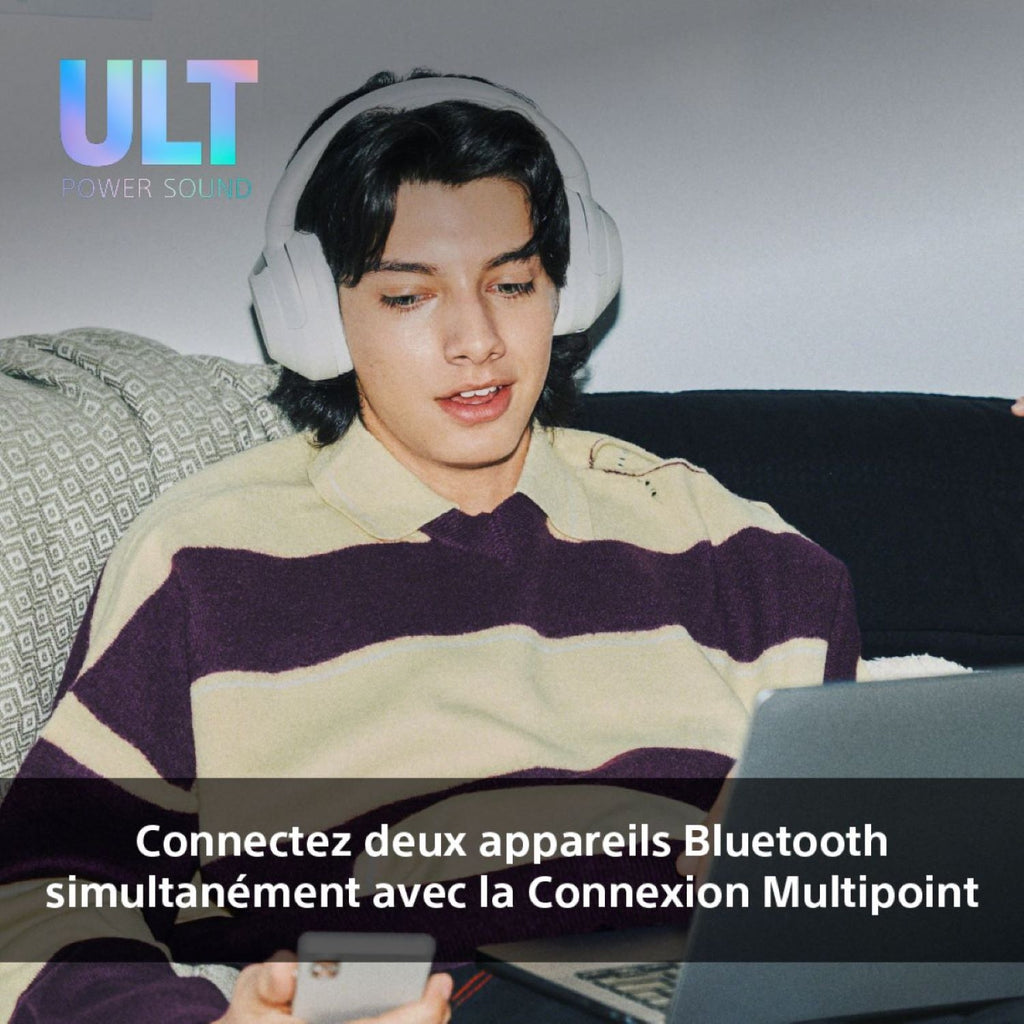 SONY Casque sans fil noir ULT WEAR