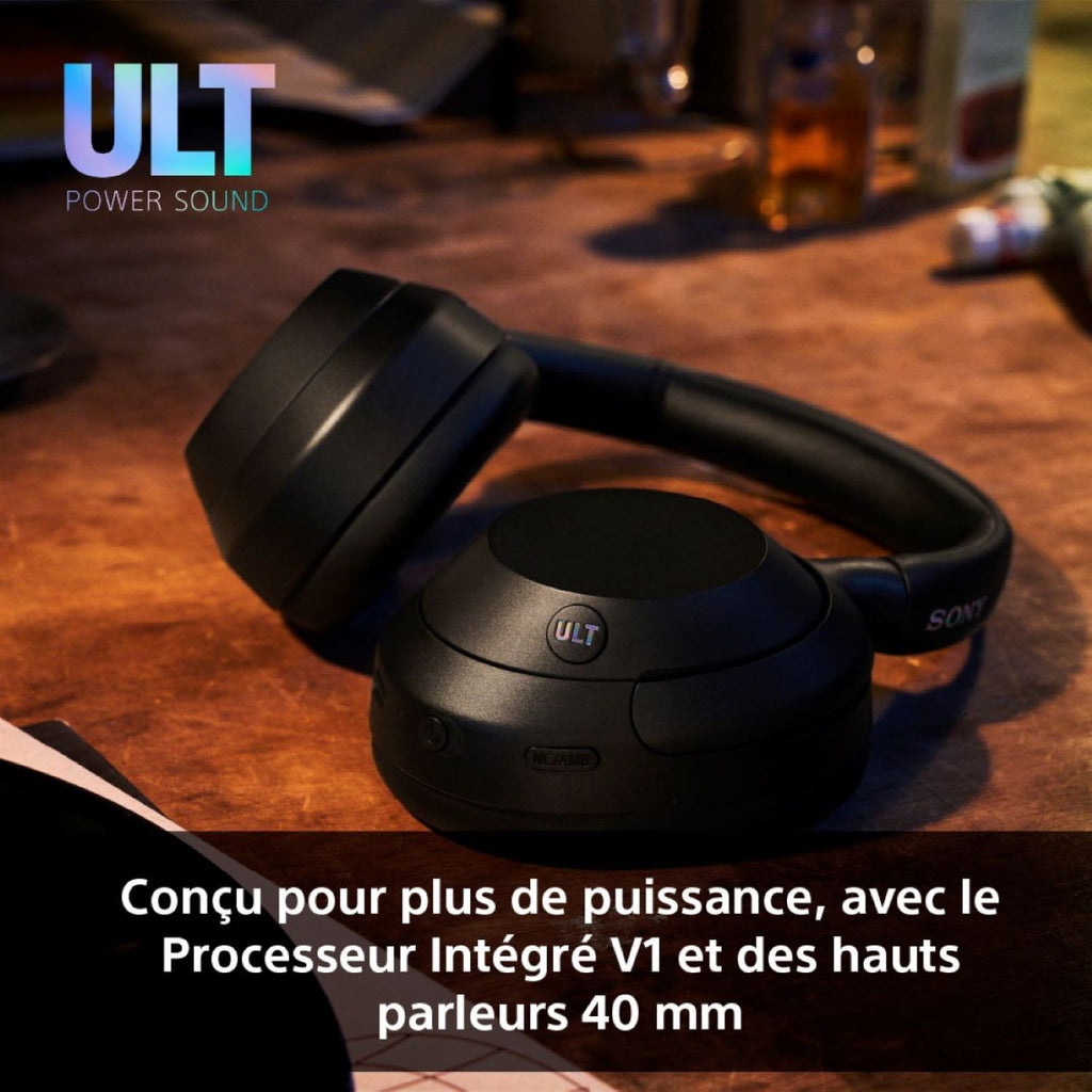 SONY Casque sans fil noir ULT WEAR