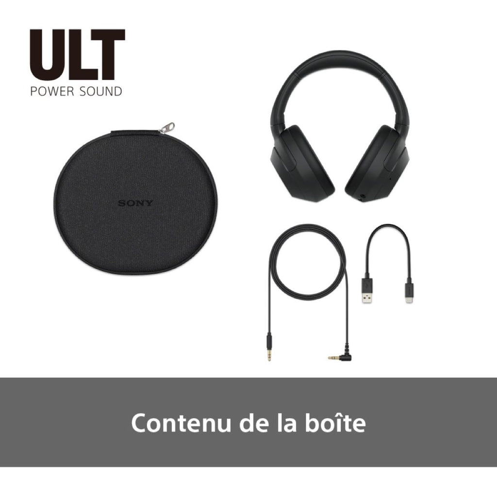 SONY Casque sans fil noir ULT WEAR
