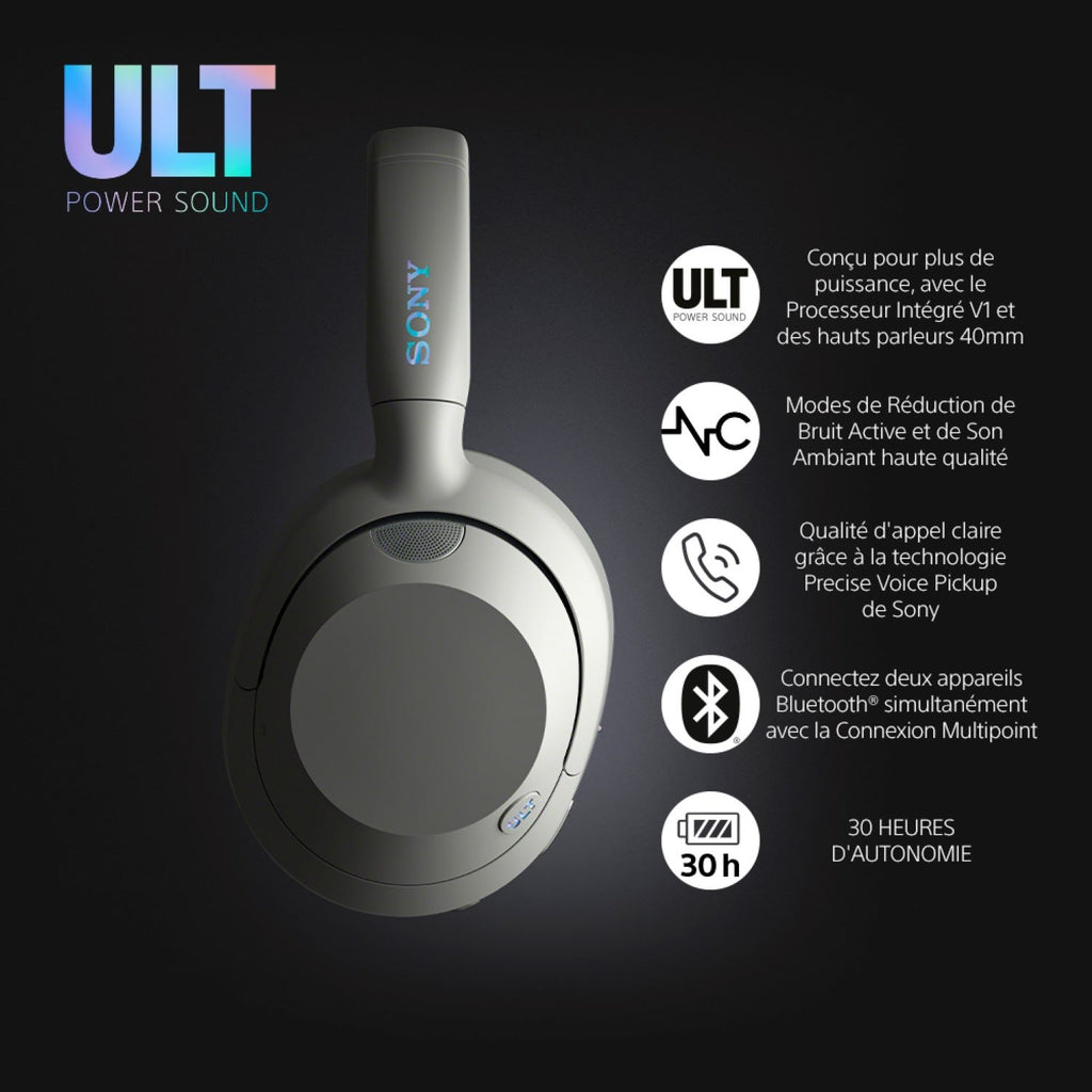 SONY Casque sans fil blanc ULT WEAR