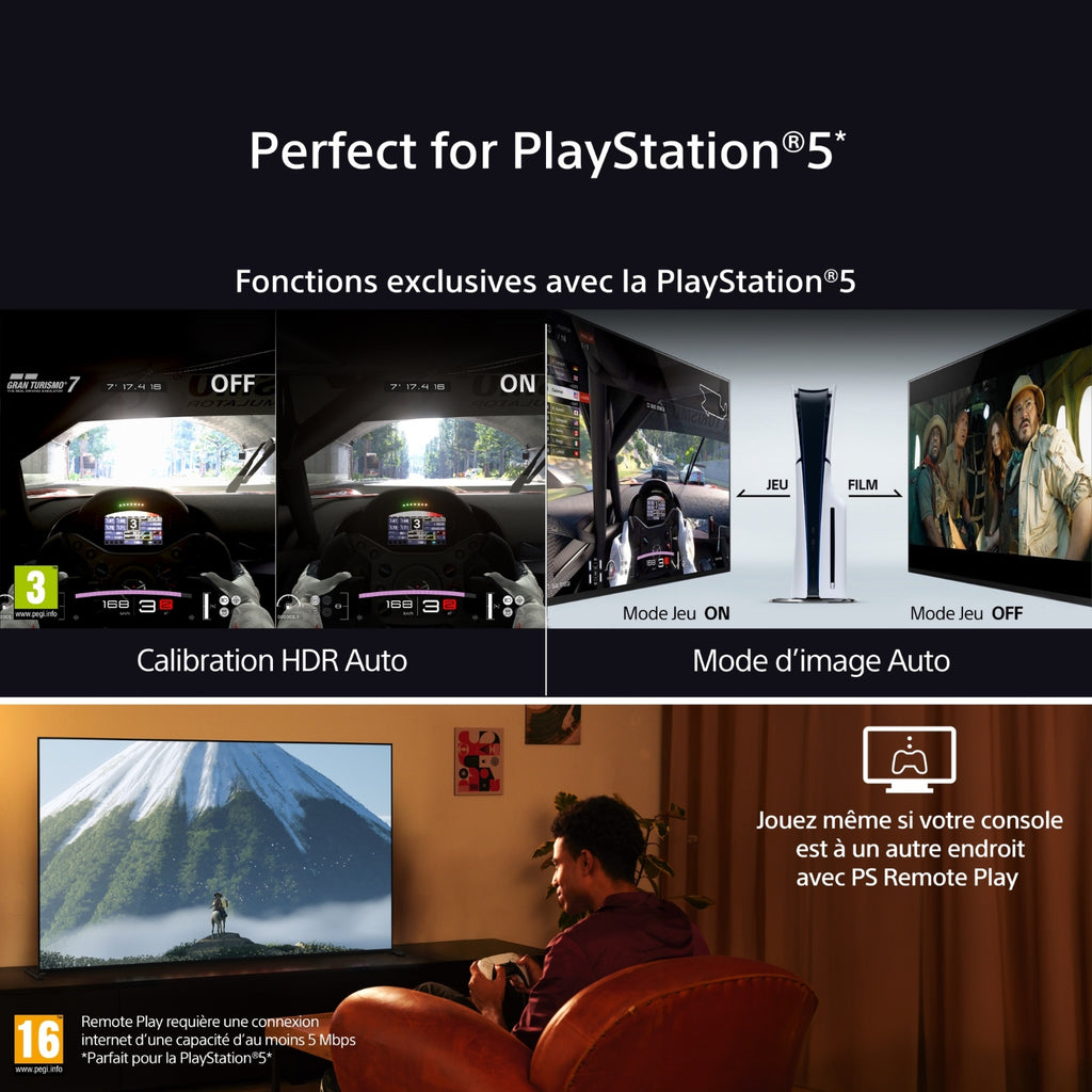 SONY TV LED 4K 55'' (139 cm) Bravia 3 K55S35B