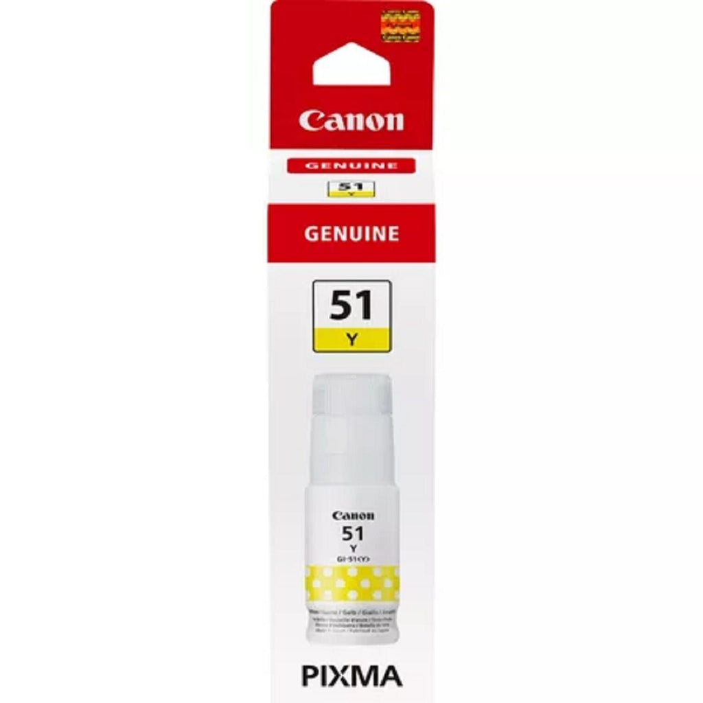Canon Bouteille d'encre d'origine jaune GI-51 Y