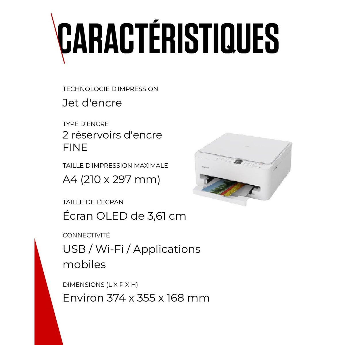Canon Imprimante multifonctions Pixma TS6550i
